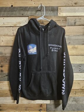 Shinedown Planet Zero Black Hoodie  Men's Pullover Sweatshirt